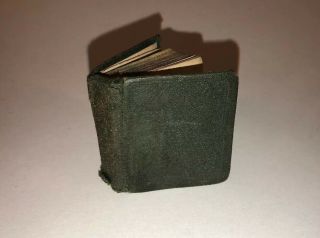 Antique 1865 Miniature Cloth Book History Of The Bible Civil War Era