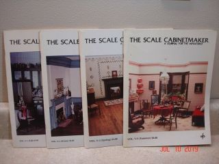 The Scale Cabinetmaker,  Vol.  V,  1980 - 81,  Fall,  Winter,  Spring And Summer Issues