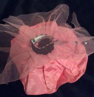 Vintage Vogue Doll Skirt Gown Tulle w/Sequins Pink & Black Medford,  Mass.  U.  S.  A. 5