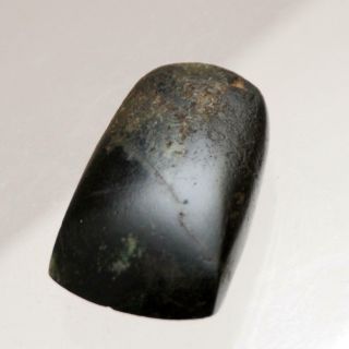 Pre - Columbian Dark Green Jade_stone Hand Axe_50.  6 X 29.  9 X 18.  5mm_61 Grams
