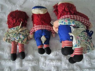 VINTAGE (5) KNICKERBOCKER & Applause - RAGGEDY ANN/Andy DOLL ' s - Tags 4