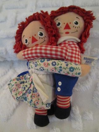 VINTAGE (5) KNICKERBOCKER & Applause - RAGGEDY ANN/Andy DOLL ' s - Tags 6