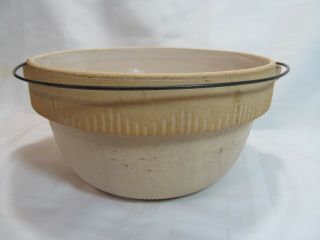 Tycer Pottery Deel Cookin Ware 1933 RARE Antique Crock with Wire Handle 5