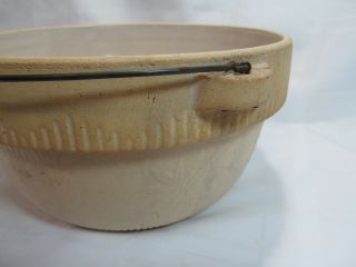 Tycer Pottery Deel Cookin Ware 1933 RARE Antique Crock with Wire Handle 7