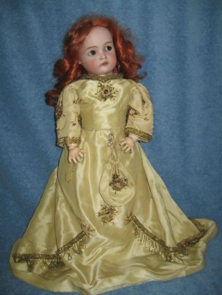 Antique German Bisque K Star R Halbig Flirty Eye Doll 402 18in Lqqk