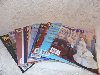 2015 Antique Doll Collector Magazines Complete Set