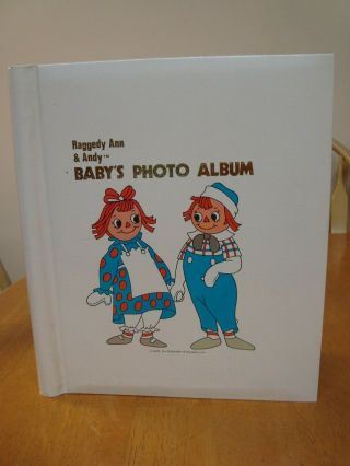 Rare 1978 Vintage Raggedy Ann And Andy Photo/picture Album