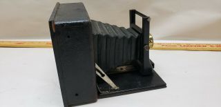 Antique Seneca Chautauqua folding box camera Uno shutter 5