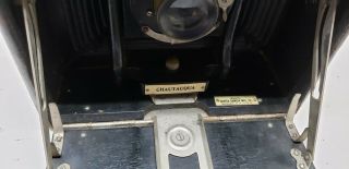 Antique Seneca Chautauqua folding box camera Uno shutter 6