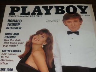 Vintage Playboy March 1990 Donald Trump Brandi Brandt