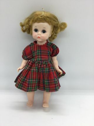 Vintage Madame Alexander Kins Wendy Doll Marked Alex On Back W/tagged Clothes