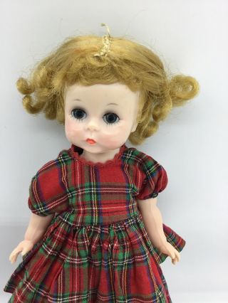 Vintage Madame Alexander Kins Wendy doll marked ALEX on back w/tagged clothes 2