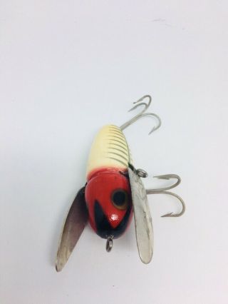 Vintage Tough Early Donaly Clip Heddon Crazy Crawler Fishing Lure 2100 3
