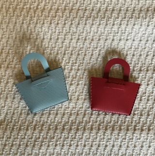 Vintage 1950’s Ginny Ginger Muffie Purses Red & Blue