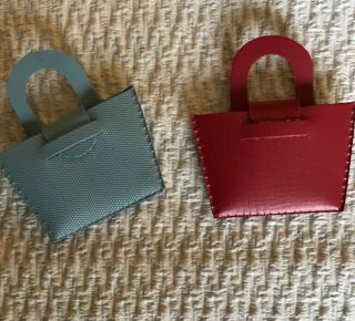 VINTAGE 1950’s Ginny Ginger Muffie purses Red & Blue 3
