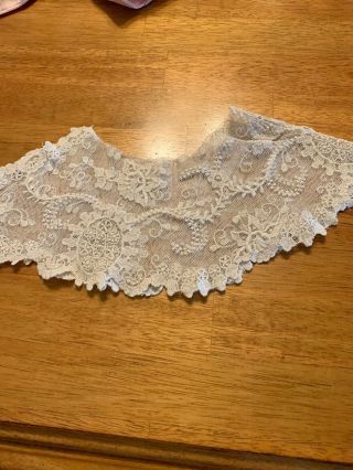 Stunning Vintage French Tambour Lace Collar