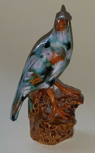 Chinese Vintage Victorian Oriental Antique Bird Figurine Ornament