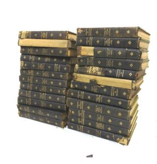 Library Of Valuable Knowledge 24 Vol Hardcover Antique Book Set 1900 