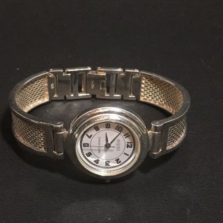 Vintage Ecclissi 925 Sterling Silver Case & Band Ladies Wrist Watch Runs
