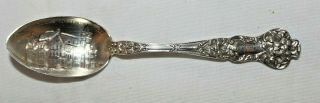 Vintage Watson Co Sterling Silver Souvenir Hendrix College Ar Spoon 16g Magnolia