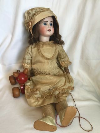 Antique German Bisque Dolls 23” Dep 252 13