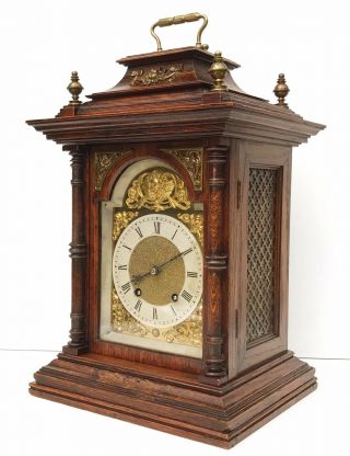 Lenzkirch Striking Oak Bracket Clock