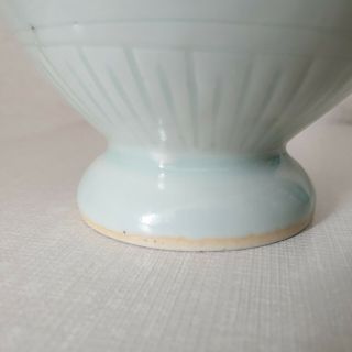 Qing qianlong mark China / Chinese antique Porcelain Celadon Glaze Dragon 7
