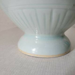 Qing qianlong mark China / Chinese antique Porcelain Celadon Glaze Dragon 8