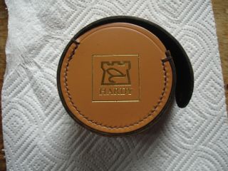 Hardy Round Block Leather Fly Reel Case