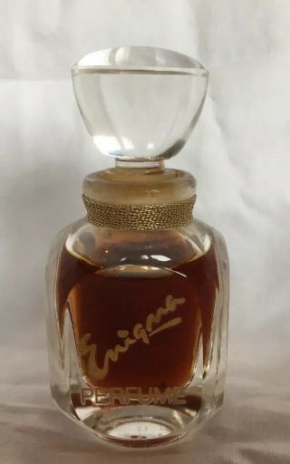 Vintage Enigma Perfume.  5 Oz.  Full Made In France