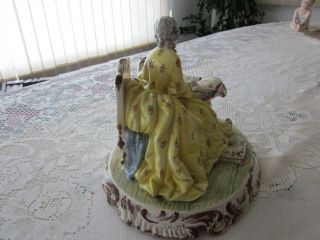 Antique Large Stunning Mother And Child Figurine Italy 5