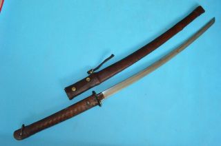 Ww2 Military Japanese Army Nco.  Cavalry Officer Sword Sharpened Damascus Blade