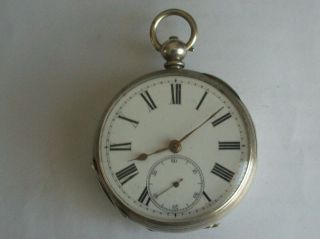 Antique Swiss Solid Silver Pocket Watch No.  33616