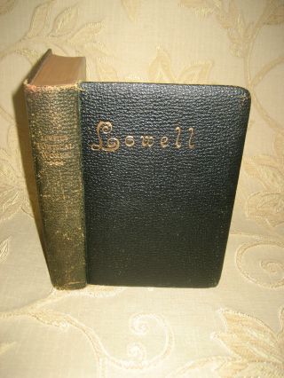 Antique Collectable Book Of The Poetical Of James Russell Lowell - 1896