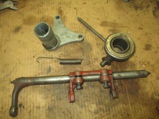 Ih Farmall H Sh Clutch Shaft,  Throw Out Bearing,  Fork,  Spring Antique Tractor