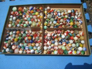 Marbles Toy Antique Glass 200,  Akro Agate