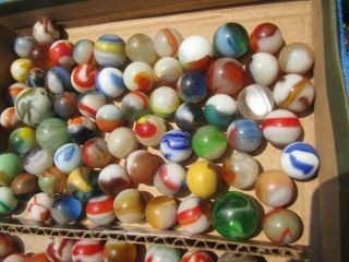 Marbles toy antique glass 200,  akro agate 4