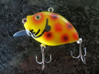 Heddon Punkinseed Ornament Lure - 2 1/2 Inch - Yellow Clownspot