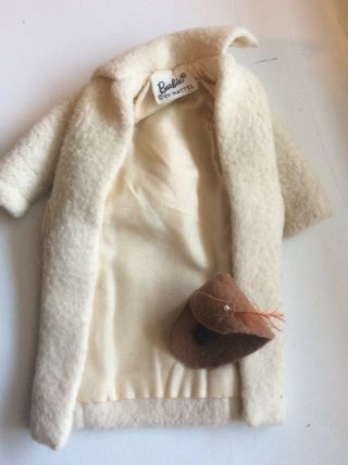 Vintage Barbie Peachy Fleecy coat 915 with hat and goves 2