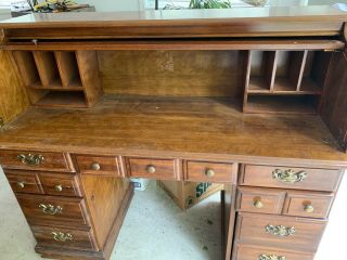 Antique Large Roll Top Desk - WE ARE MOVING.  NEEDS TO GO 2