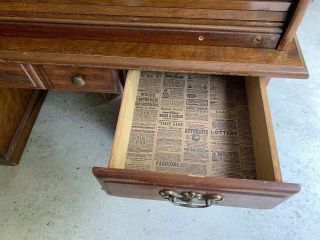 Antique Large Roll Top Desk - WE ARE MOVING.  NEEDS TO GO 3
