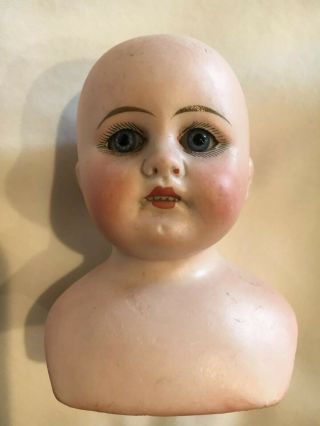 Antique Small German Bisque Doll Head