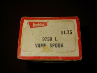 Vintage 1950s Heddon Vamp Spook 9750 L Perch 4 - 1/4 