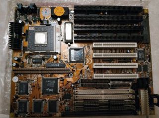 Asus P/i - P55t2p4s Motherboard With 64m Ram And Pentium Mmx 200mhz Cpu
