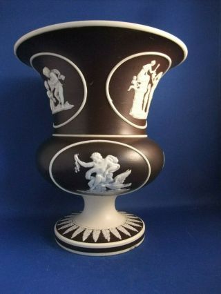 Antique 19thc Large Mist Feldspathic Stoneware Vase C1810 - Chetham & Wolley -