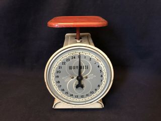 Vintage Way Rite Hanson Co Household/kitchen Scale Made In Chicago Usa