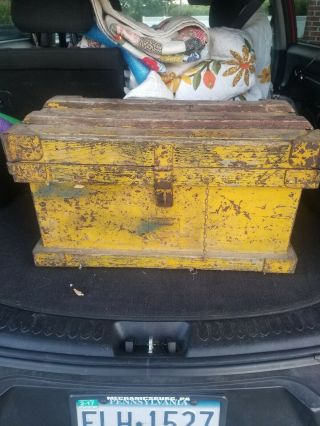Antique Vanderman Railroad Car Gold Bullion Box Safe