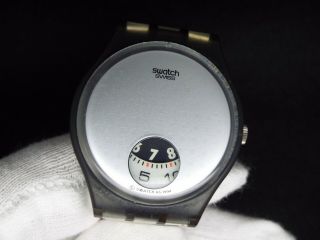 Vintage Swatch Non Digital Watch 1990s 1994 Jump Hour Design Swiss Made