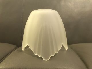 Mid Century Art Deco Glass Table Or Ceiling Lamp Shade