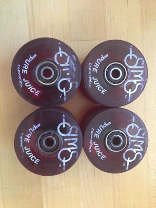 Vintage,  Sims,  Pure Juice,  Competition,  70’s Skateboard Wheels